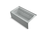 KOHLER K-1122-HL Archer 60" x 32" alcove heated whirlpool bath, left drain