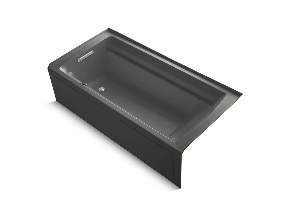 KOHLER K-1124-GHLA Archer 72" x 36" alcove Heated BubbleMassage air bath, left drain