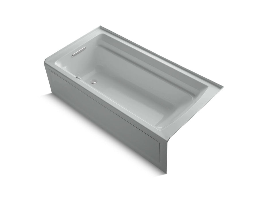 KOHLER K-1124-GHLA Archer 72" x 36" alcove Heated BubbleMassage air bath, left drain