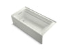 KOHLER K-1124-GHLAW Archer 72" x 36" alcove Heated BubbleMassage air bath with Bask heated surface, left drain