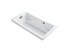 KOHLER K-865-GHCP Tea-for-Two 71-3/4" x 36" drop-in Heated BubbleMassage air bath