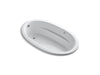 KOHLER K-1164-GHW Sunward 72" x 42" drop-in Heated BubbleMassage air bath with Bask heated surface