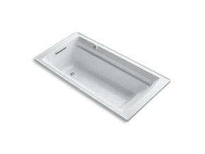 KOHLER K-1124-GH Archer 72" x 36" drop-in Heated BubbleMassage air bath