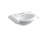 KOHLER K-2287-4 Devonshire 24-1/4" rectangular pedestal bathroom sink