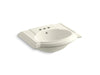 KOHLER K-2287-4 Devonshire 24-1/4" rectangular pedestal bathroom sink