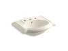 KOHLER K-2287-8 Devonshire 24-1/4" rectangular pedestal bathroom sink
