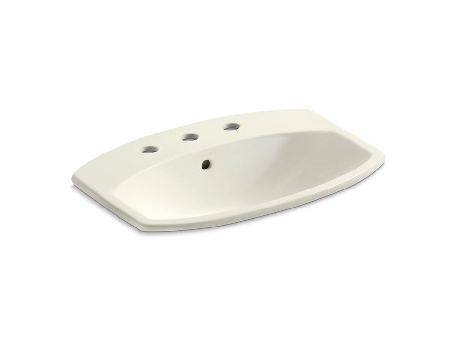 KOHLER K-2351-8 Cimarron 22-3/4" rectangle drop-in bathroom sink