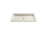 KOHLER K-9026 Purist 48" x 36" alcove shower base, center drain