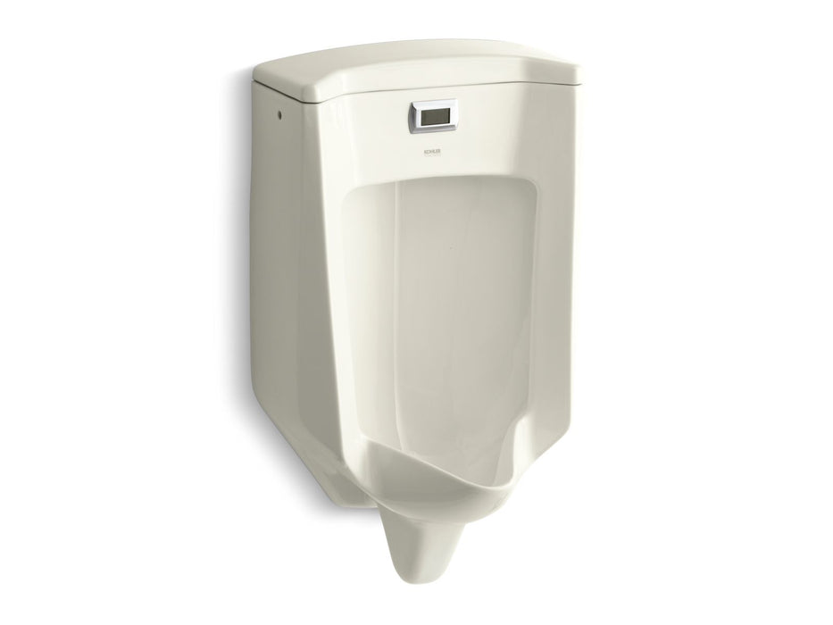 KOHLER Bardon™ Wall-hung rear-spud touchless urinal, 0.5 gpf