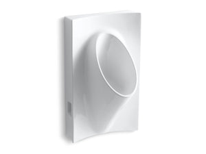 KOHLER K-4919 Steward Waterless 19-1/8" wide x 31-7/8" high x 15-7/8" deep wall-mount urinal