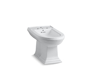 KOHLER K-4886 Memoirs Vertical spray bidet with 4 faucet holes