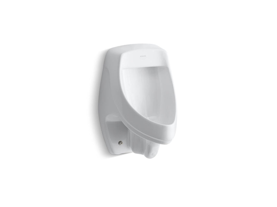 KOHLER Dexter™ Siphon-jet half-stall 0.5–1.0 gpf urinal, rear spud