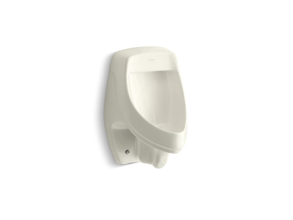 KOHLER Dexter™ Siphon-jet half-stall 0.5–1.0 gpf urinal, rear spud