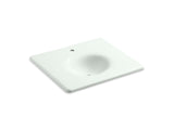 KOHLER K-3048-1 Iron/Impressions 25" Enameled cast iron vanity top with integrated round sink