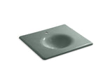 KOHLER K-3048-1 Iron/Impressions 25" Enameled cast iron vanity top with integrated round sink