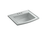 KOHLER K-2356-4 Archer 22-3/4" rectangular drop-in bathroom sink