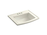 KOHLER K-2356-4 Archer 22-3/4" rectangular drop-in bathroom sink