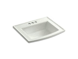 KOHLER K-2356-4 Archer 22-3/4" rectangular drop-in bathroom sink