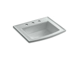 KOHLER K-2356-8 Archer 22-3/4" rectangular drop-in bathroom sink