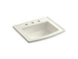 KOHLER K-2356-8 Archer 22-3/4" rectangular drop-in bathroom sink