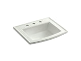 KOHLER K-2356-8 Archer 22-3/4" rectangular drop-in bathroom sink