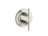 KOHLER K-T14489-4 Purist MasterShower temperature and volume control valve trim