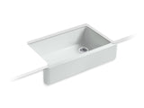 KOHLER K-6489 Whitehaven 35-3/4" undermount single-bowl farmhouse kitchen sink