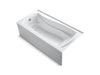KOHLER K-1257-GHLAW Mariposa 72" x 36" alcove Heated BubbleMassage air bath with Bask heated surface, left drain