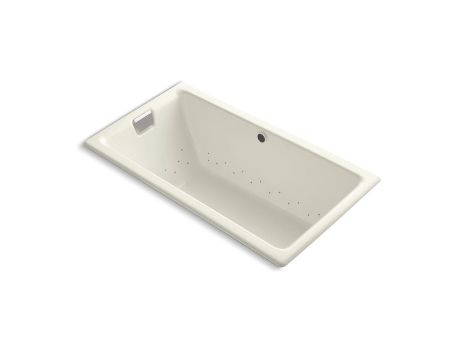 KOHLER K-856-GHBN Tea-for-Two 66" x 36" drop-in Heated BubbleMassage air bath