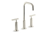KOHLER K-14408-4 Purist Widespread bathroom sink faucet with Lever handles, 1.2 gpm