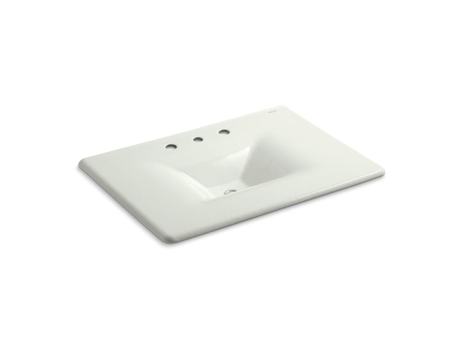 KOHLER Iron/Impressions 31" Enameled cast iron vanity top with integrated rectangular sink