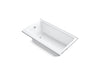 KOHLER K-877-S Highbridge 60" x 32" alcove bath, left drain