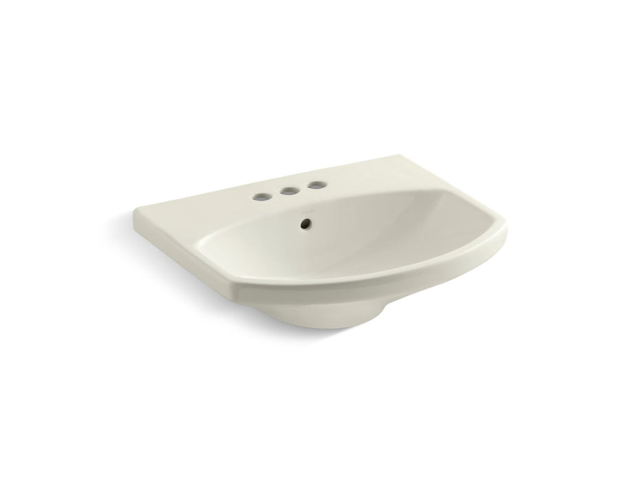 KOHLER Cimarron 22-3/4" rectangular pedestal bathroom sink