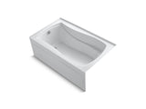 KOHLER K-1242-LAW Mariposa 60" x 36" alcove bath with Bask heated surface, left drain