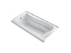 KOHLER K-1259-LW Mariposa 72" x 36" alcove bath with Bask heated surface, left drain
