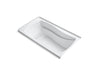 KOHLER K-1229-RW Mariposa 66" x 36" alcove bath with Bask heated surface, right drain