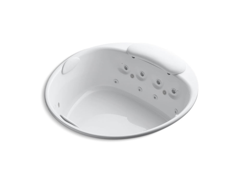 KOHLER K-1394-H2 RiverBath 66" drop-in heated whirlpool bath with chromatherapy