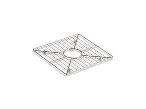 KOHLER K-3142 Poise Stainless steel sink rack, 13-3/16" x 13-3/16", for kitchen and bar sinks