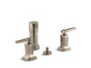 KOHLER K-16238-4 Margaux Vertical spray bidet faucet with lever handles