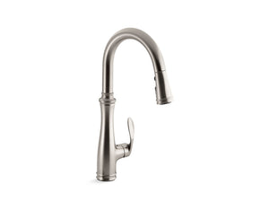 KOHLER K-560 Bellera Pull-down kitchen sink faucet with three-function sprayhead