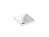 KOHLER K-6584 Iron/Tones 17" top-/undermount single-bowl bar sink