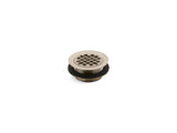 KOHLER K-9132 Round shower drain for use with plastic pipe, gasket included