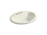 KOHLER K-2699-4 Bryant 20-1/4" oval drop-in bathroom sink