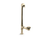 KOHLER K-7159 Artifacts 1-1/2" pop-up bath drain for above- and through-the-floor freestanding bath installations