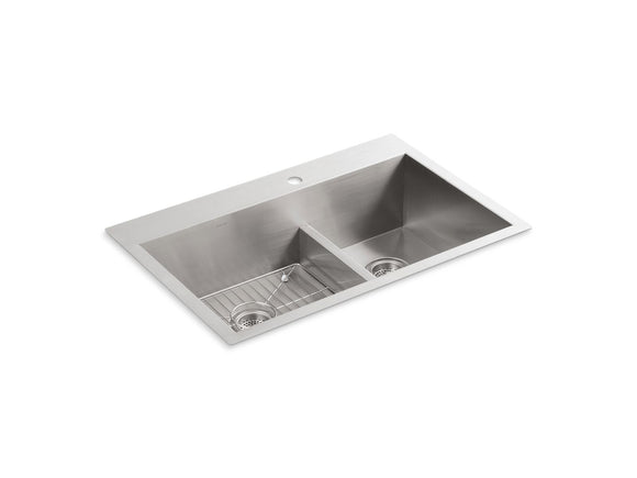 KOHLER K-3839-1 Vault Smart Divide 33