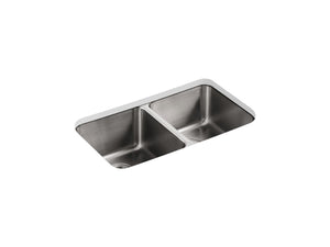 KOHLER K-3171 Undertone 31-1/2" undermount double-bowl kitchen sink