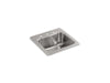 KOHLER K-3363-3 Staccato 20" top-mount single-bowl bar sink