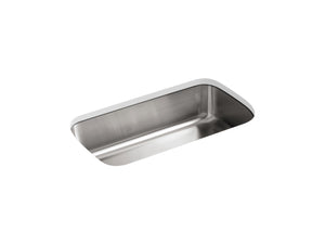 KOHLER K-3183 Undertone 31-1/2" undermount single-bowl kitchen sink