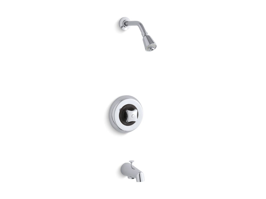 KOHLER K-TS6908-2A Triton Rite-Temp bath and shower valve trim with standard handle, NPT spout and 2.5 gpm showerhead