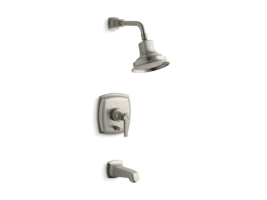 KOHLER K-T16233-4 Margaux Rite-Temp bath and shower trim kit with push-button diverter and lever handle, 2.5 gpm